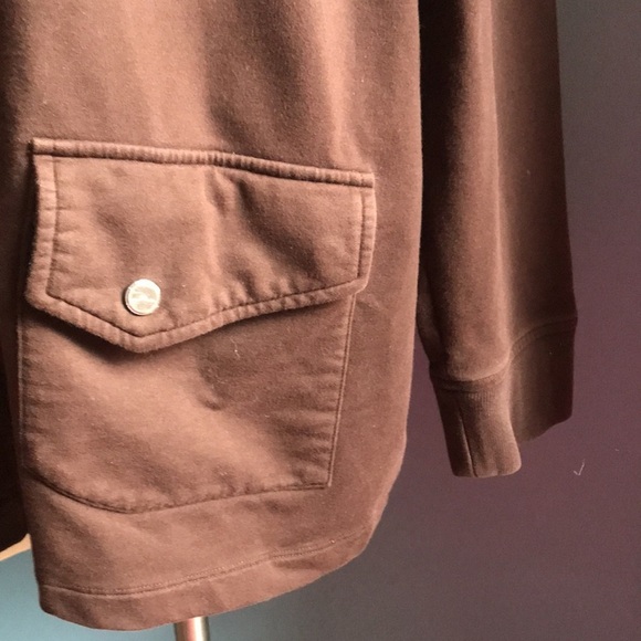 L-RL Ralph Lauren Active, dark brown zip up cotton lightweight jacket size XL - Picture 6 of 13